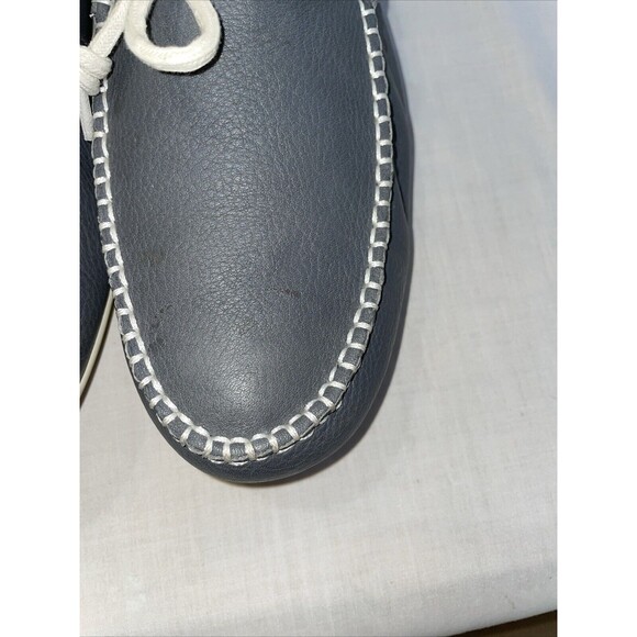 Cole Haan Grand O’s Men’s Driving Mocs Size 13 M Gray Leather Going Out Party - Picture 9 of 12